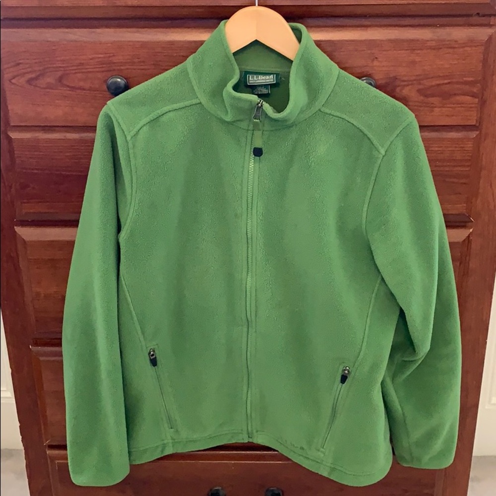 LLBean fleece jacket size M